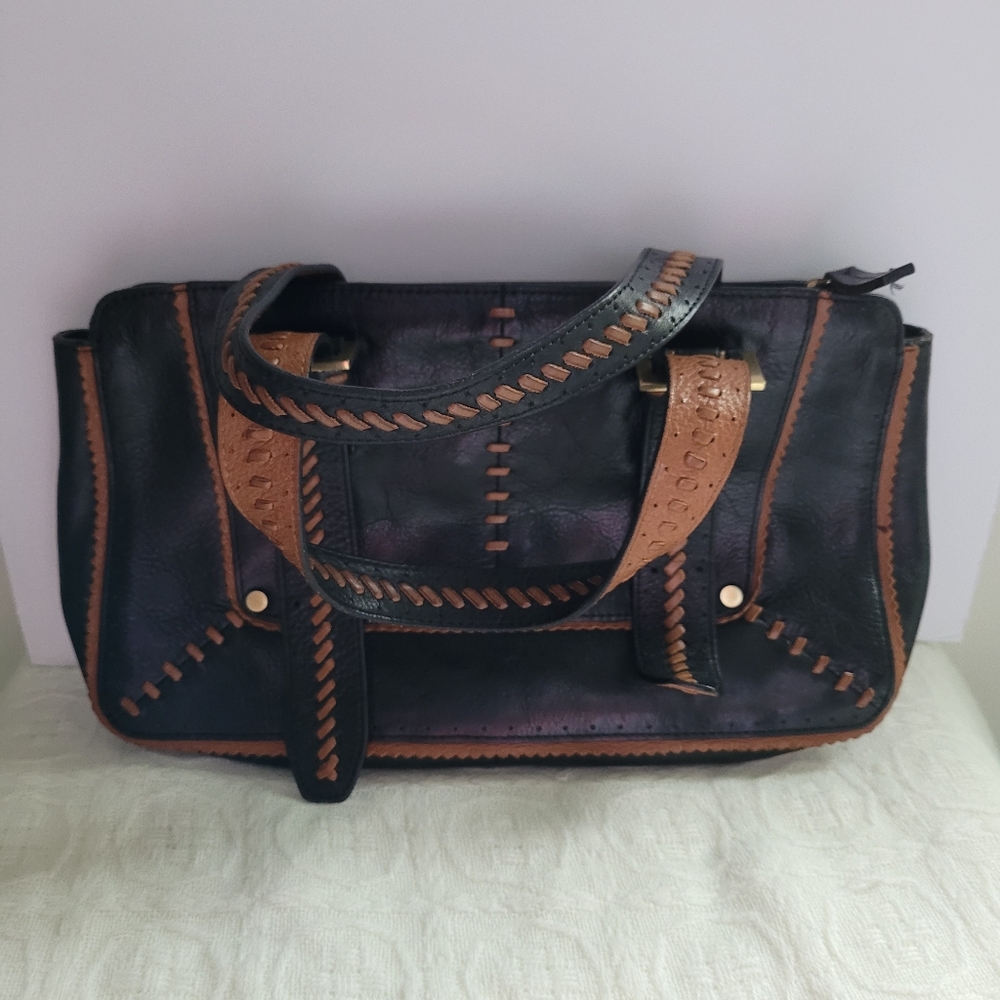 Antonio Melani leather shoulder bag - Picture 3 of 12